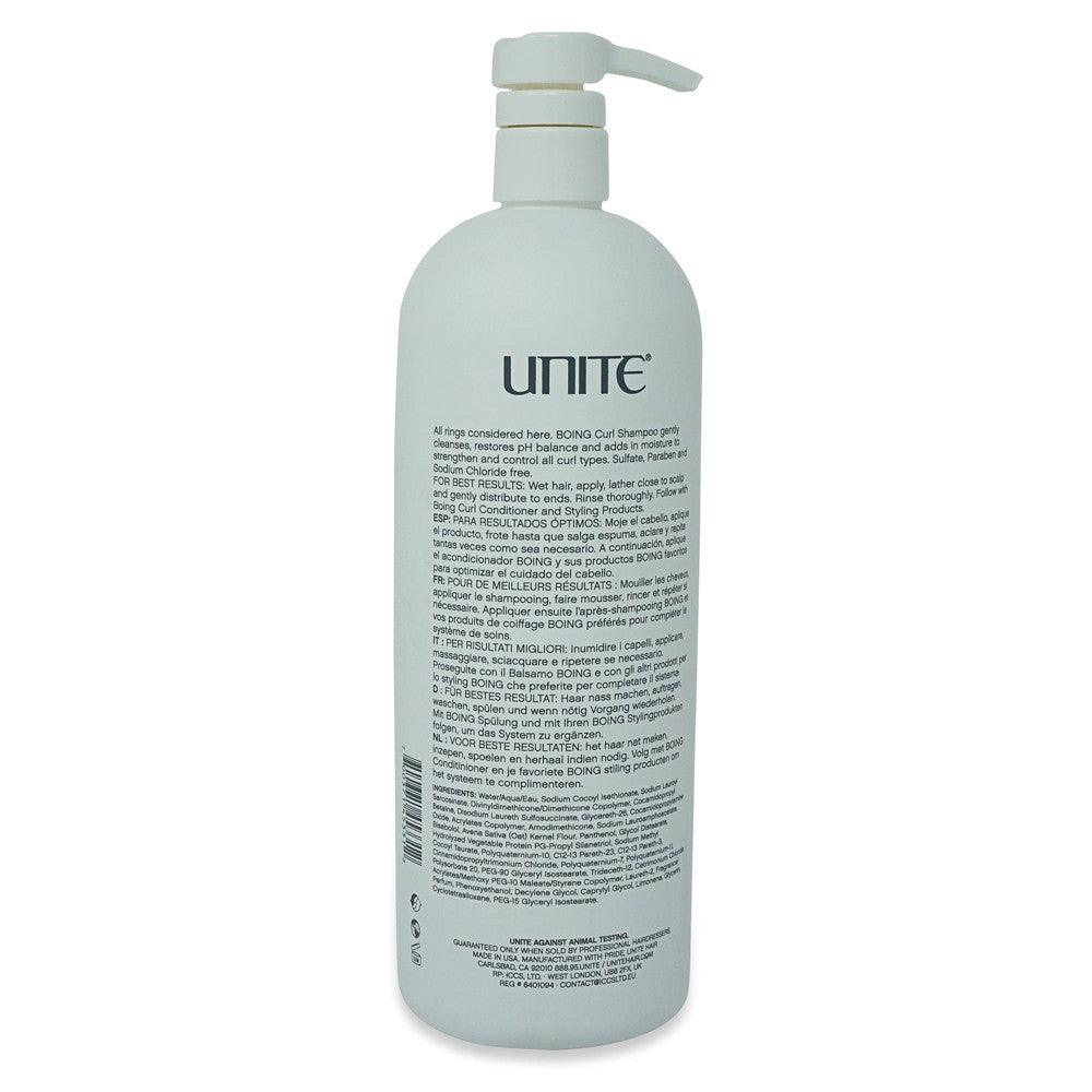 Unite Hair Boing Curl Shampoo, 33.8 Oz