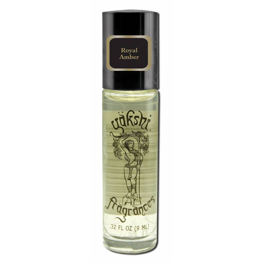 Yakshi Naturals Roll On Botanical Fragrance, Royal Amber, 0.32 Oz