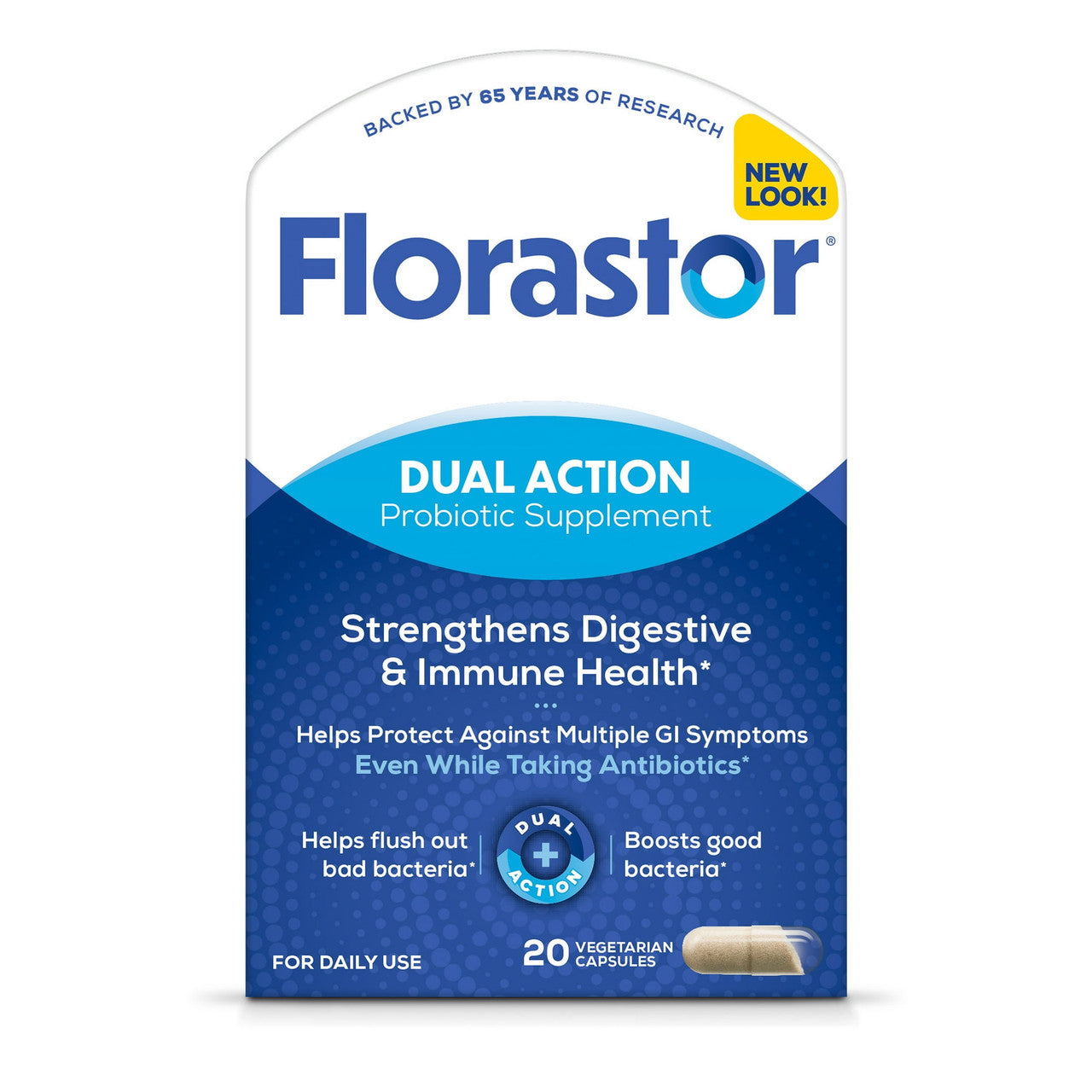 Florastor 250 Mg Maximum Strength Probiotic Dietary Supplement Capsules, 20 Ea