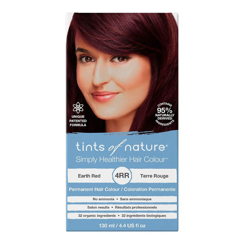 Tints of Nature 4RR Earth Red Permanent Hair Colour, 4.4 Oz