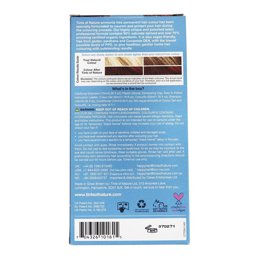 Tints of Nature Permanent Hair Color, 6R Dark Copper Blonde, 4.4 Oz