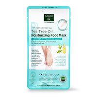 Earth Therapeutics Tea Tree Oil Moisturizing Foot Mask, 1 Ea
