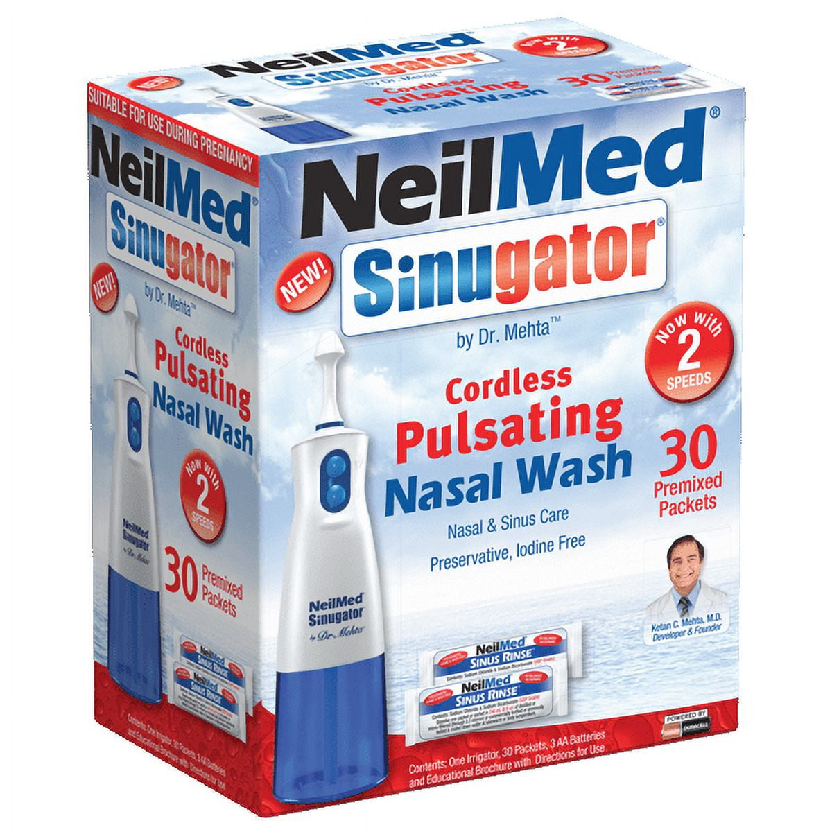 Neilmed Nasogel Drip Free Gel Spray For Dry Noses, 1 Oz