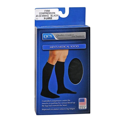 Loving Comfort Fashion Panty Hose Mens 20-30 F/S Black, X- large, 1 Pair