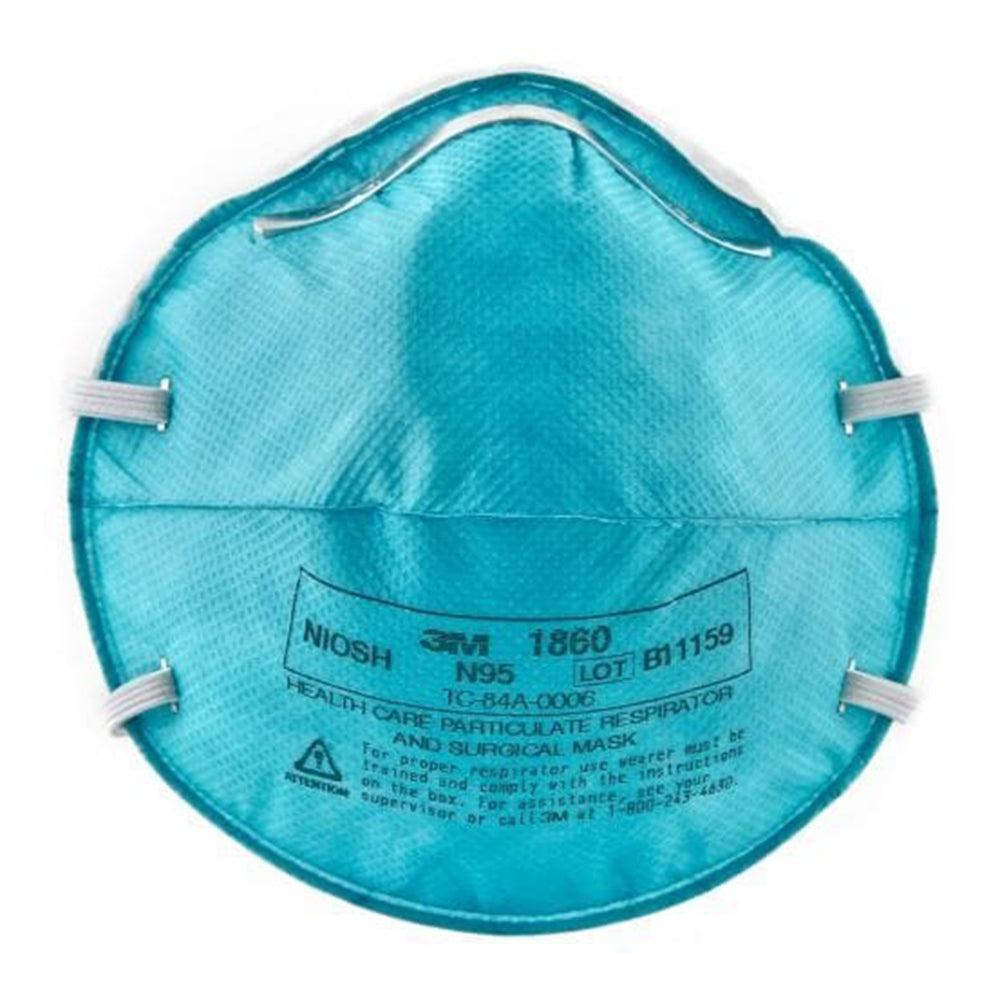 3M Health Care 1860S-N95 Particulate Respirator and Surgical Masks, Small, 20 Ea