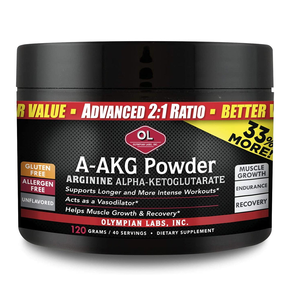 Olympian Labs A-AKG Powder, 4.2 Oz