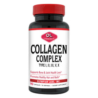 Olympian Labs Collagen Complex Type I, II, III, V, X Capsules, 90 Ea