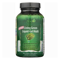 Irwin Naturals Womens Living Green Liquid Gel Multi Tablets, 90 Ea