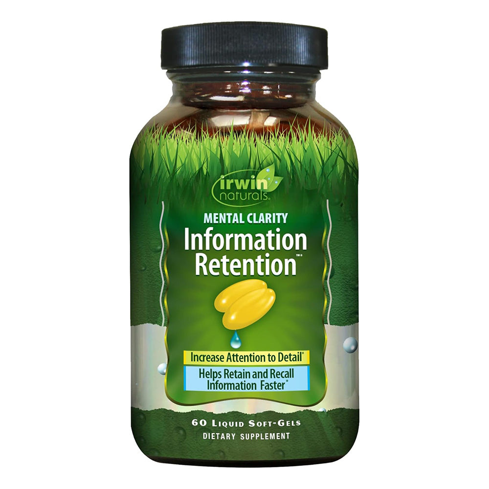 Irwin Naturals Mental Clarity Information Retention Helps Retain and Recall Softgels 60Ea