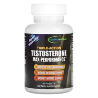 Applied Nutrition Triple Action Testosterone Max Performance Dietary Supplement Tablets, 60 Ea