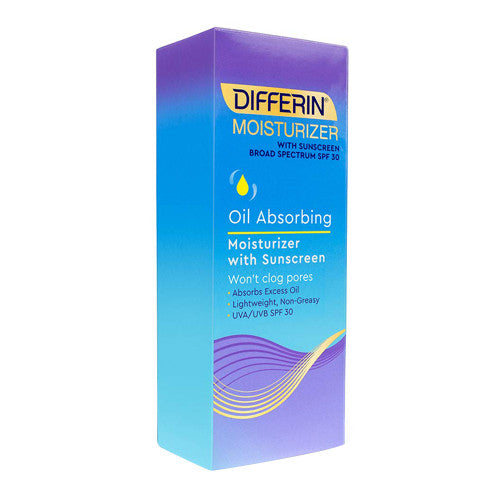 Differin Oil Absorbing Moisturizer with Sunscreen, 4 Oz