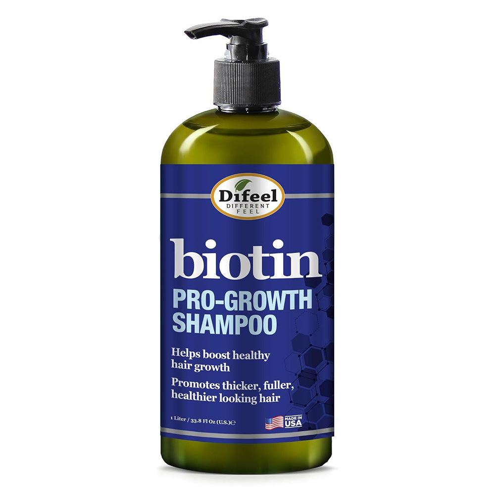 Difeel Pro Growth Biotin Hair Shampoo 33Oz (1Lt)