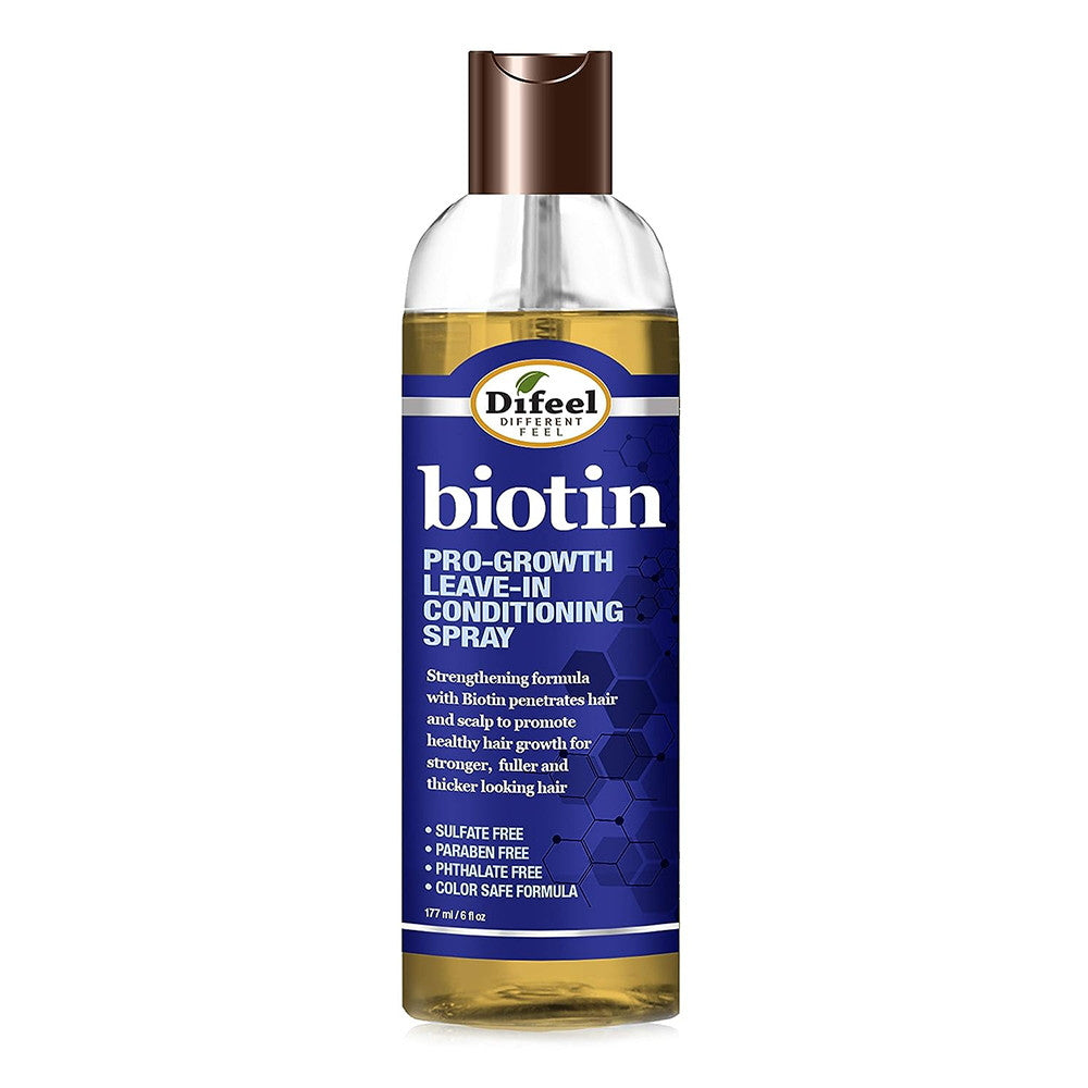 Difeel Pro Growth Biotin Leave In Conditioning Spray, 6 Oz