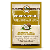 Difeel Coconut Oil Premium Deep Conditioning Hair Mask, 1.75 Oz