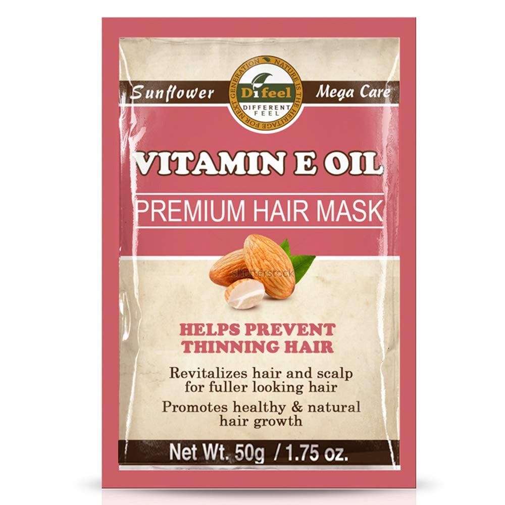 Difeel Vitamin E Oil Premium Hair Mask, 1.75 Oz