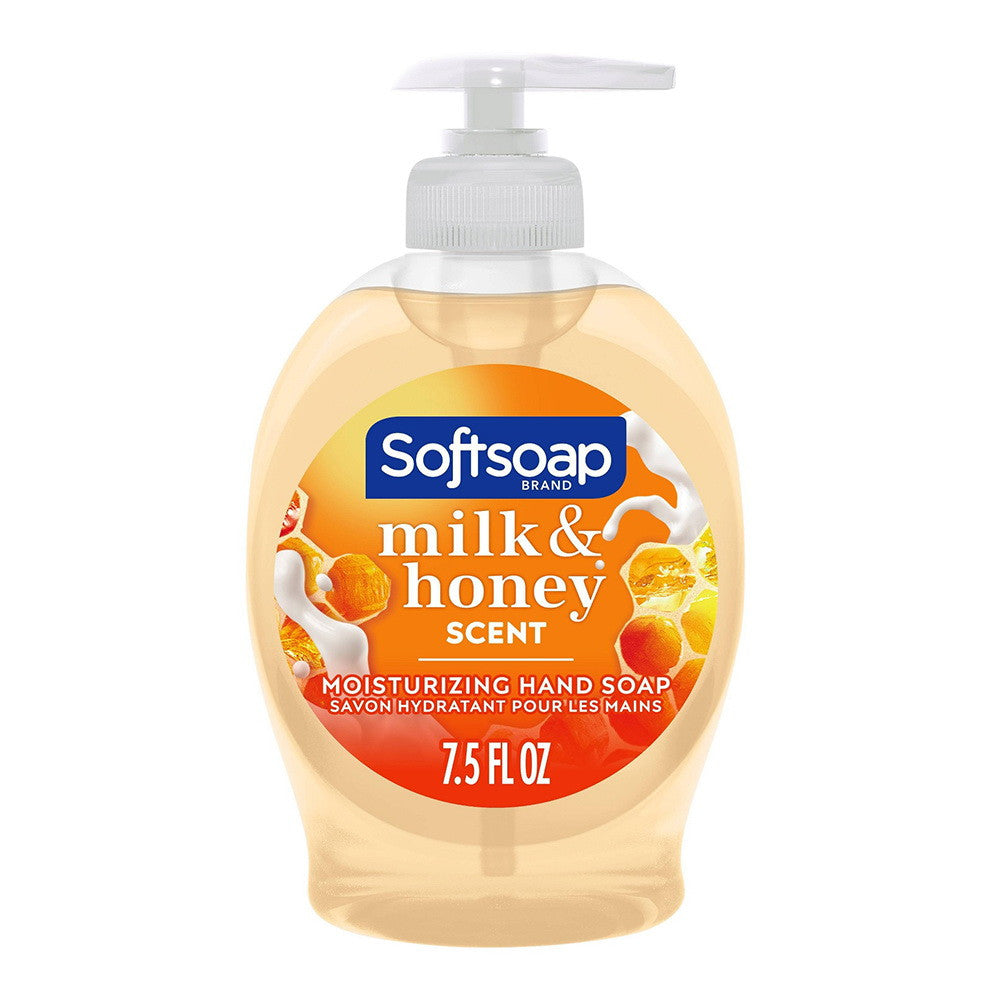 Softsoap Moisturizing Liquid Hand Soap Milk Protein and Honey, 7.5 Oz