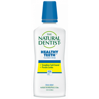 Natural Dentist Healthy Teeth Anti-Cavity Fluoride Mouth Rinse, Fresh Mint - 16 Oz