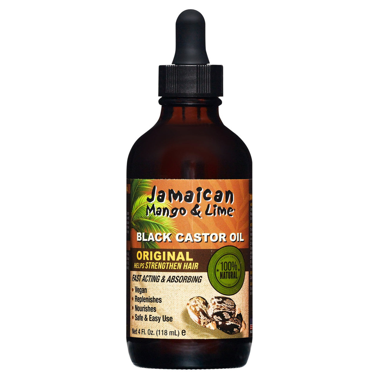 Jamaican Mango and Lime Black Castor Oil For Hair, Original, 4 oz