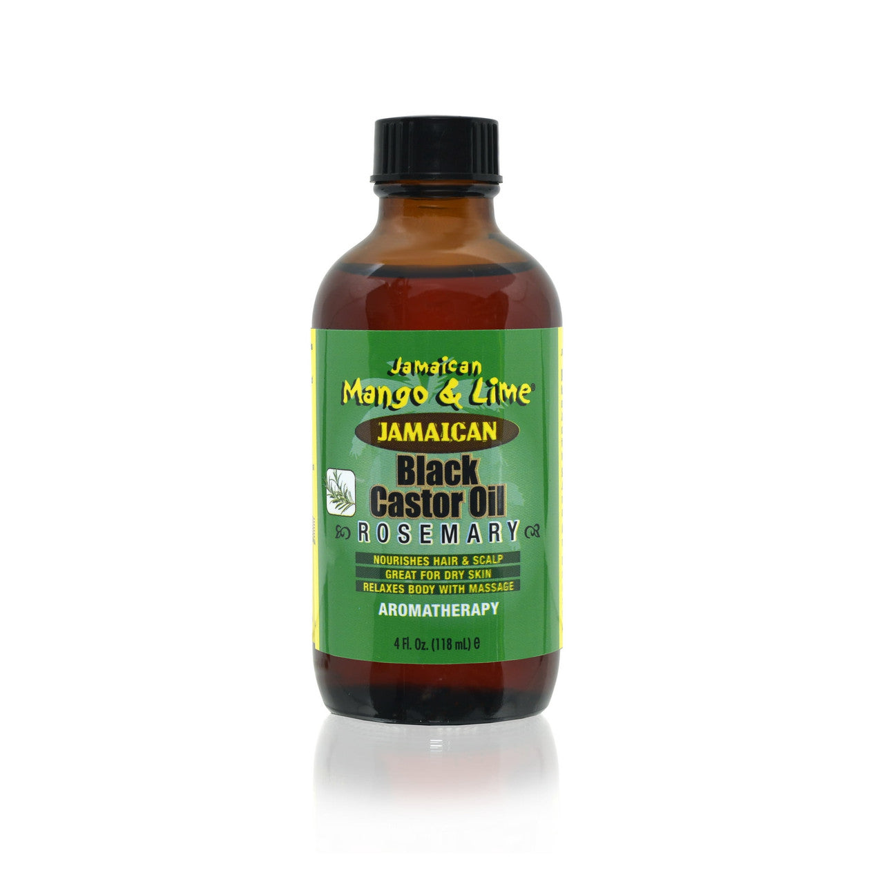 Jamaican Mango and Lime Black Rosemary Castor Oil, 4 Oz
