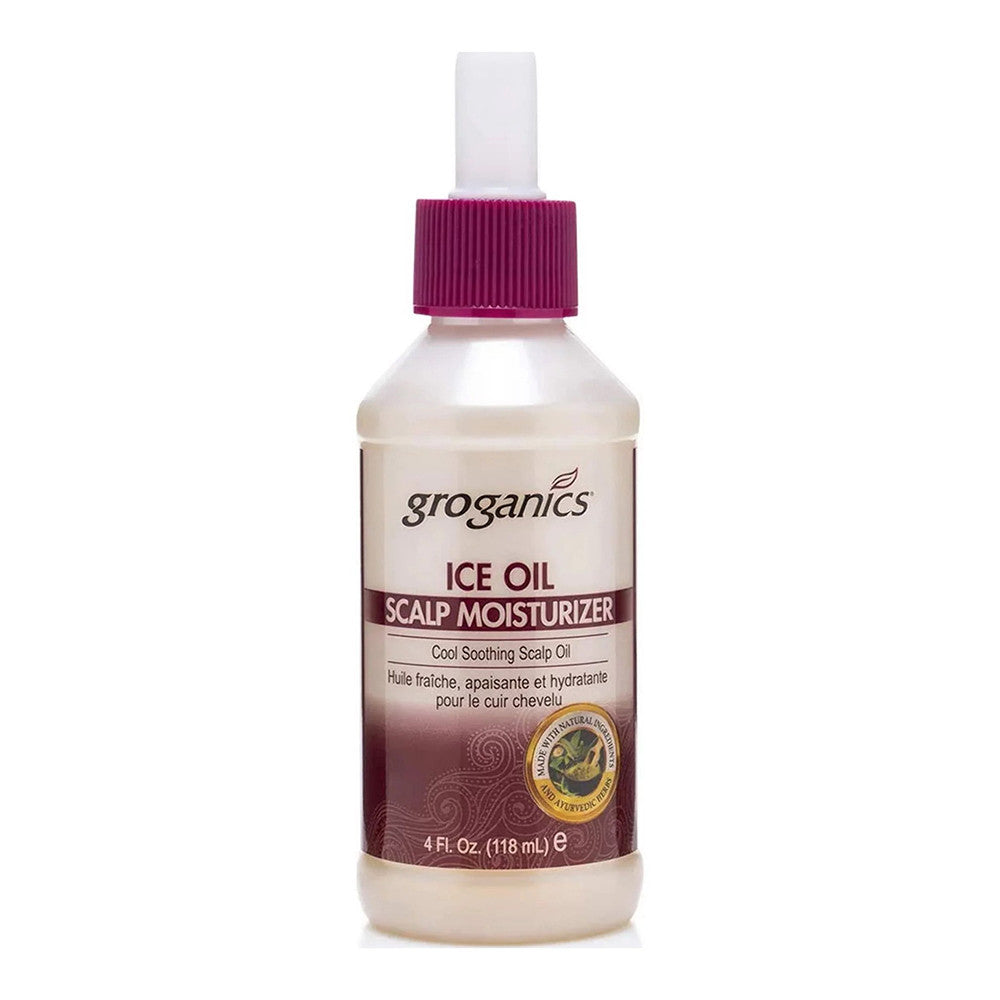 Groganics Ice Oil Scalp Moisturizer, 4 Oz