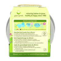 green sprouts Learning Bowl, 9 Months Plus, Silicon, 1 Ea