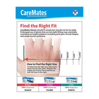 Caremates Vytrile Exam Gloves Latex Free Powder Free, Phthalate Free Medium, 100 Ea