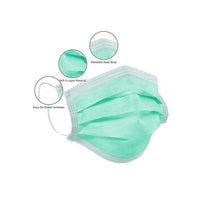 CareMates Soft Disposable Elastic Earloop Patient Mask, 50 Ea