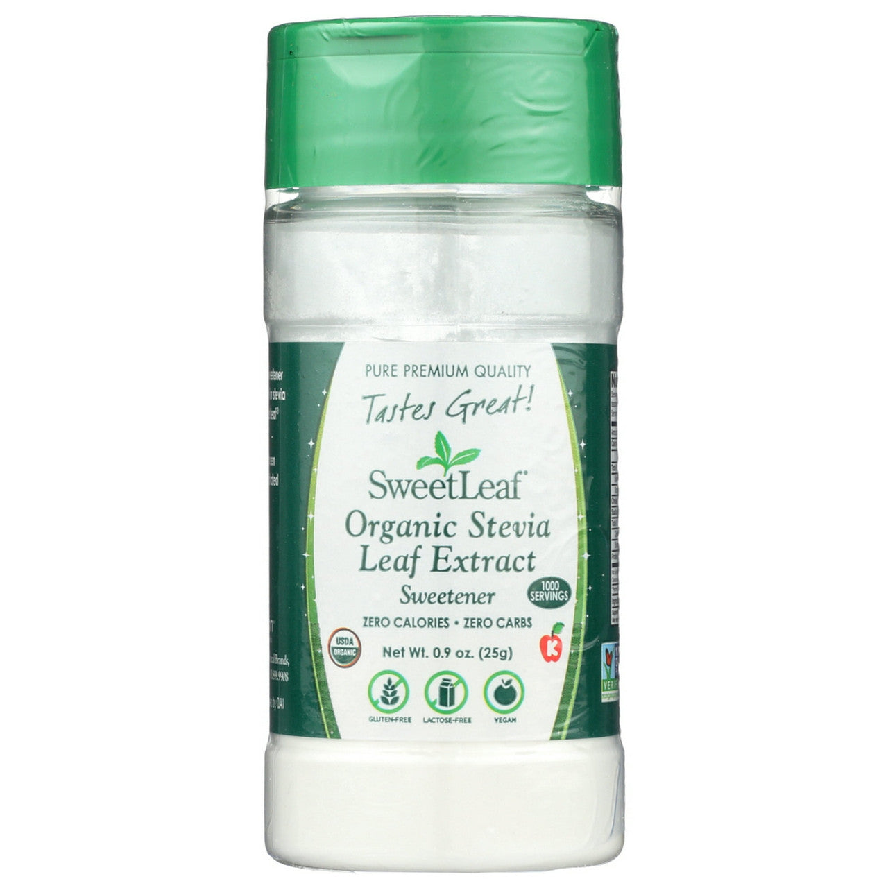 Wisdom Naturals SweetLeaf Organic Stevia Extract Sweetner, 0.9 Oz