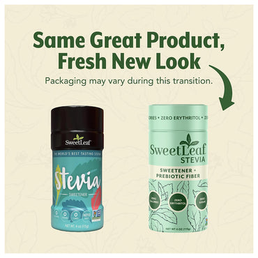 Wisdom Natural, SweetLeaf, Natural Stevia Sweetener - 4 Oz