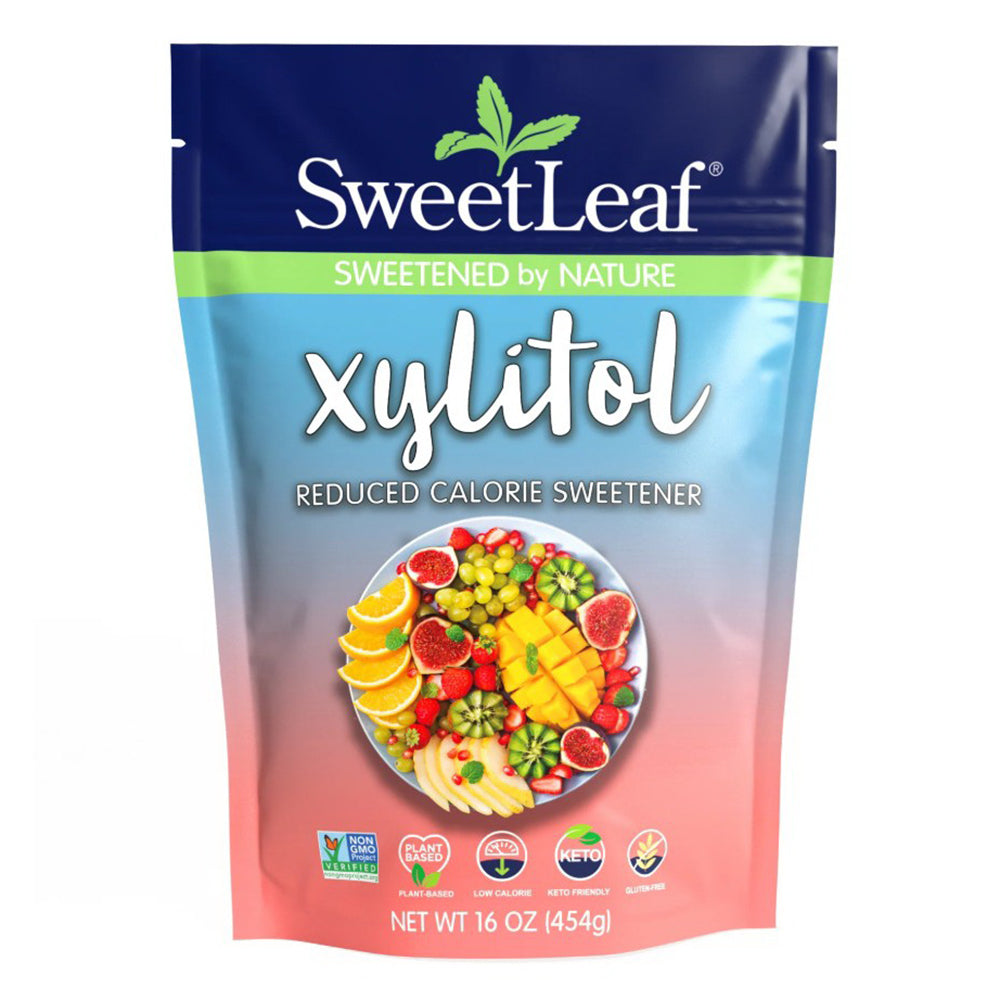 SweetLeaf Xylitol Sweetener for Low Calorie Natural Sweetening 16Oz (454g)
