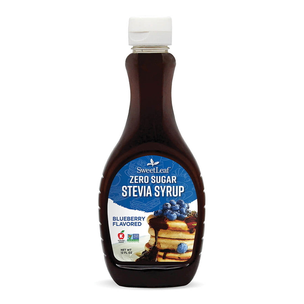 SweetLeaf Sugar Free Stevia Syrup, Blueberry, 12 Oz