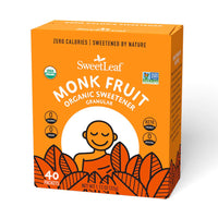 SweetLeaf Organic Monk Fruit Sweetener Granular, 40 Ea