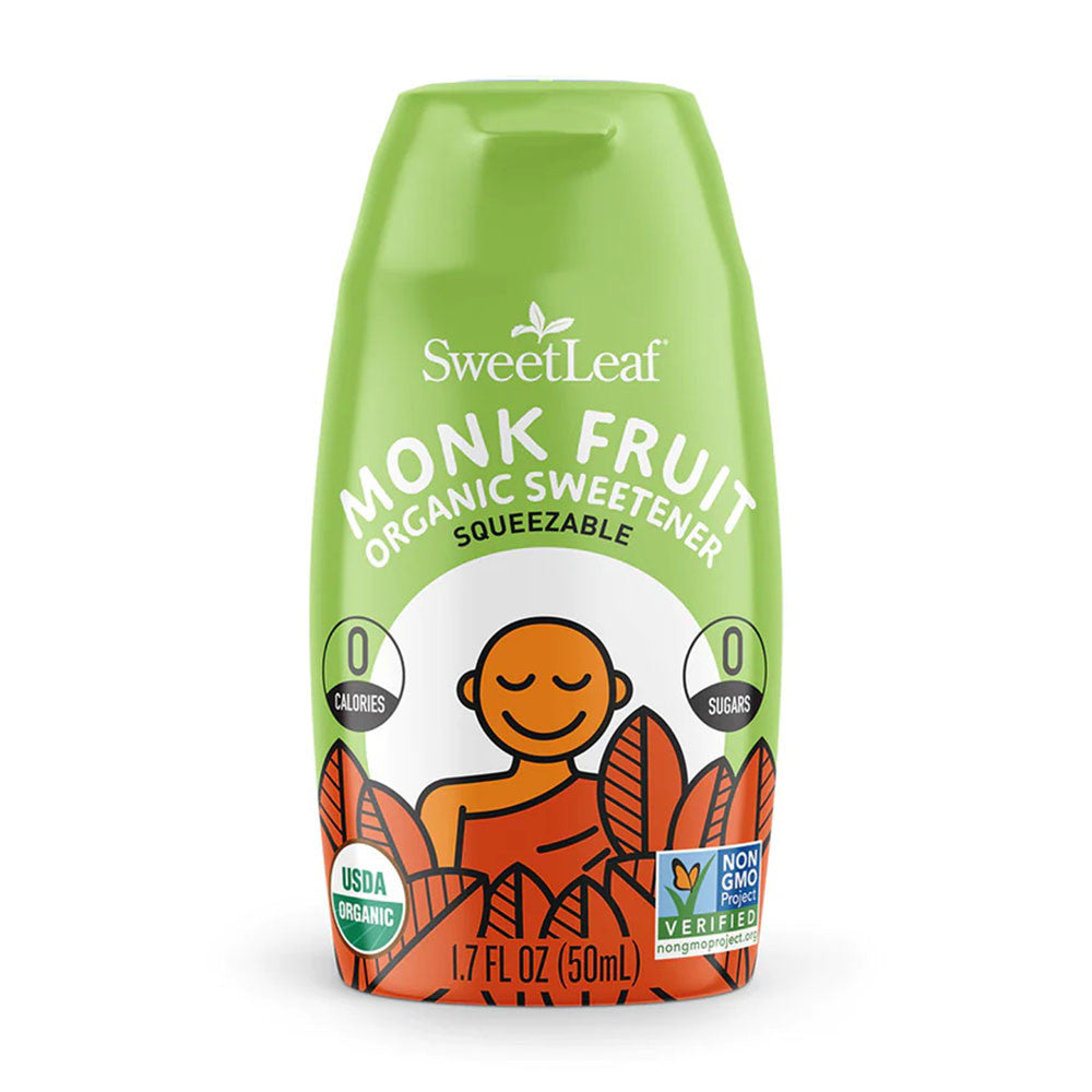 SweetLeaf Organic Monk Fruit Sweetener Squeezable, 1.7 Oz