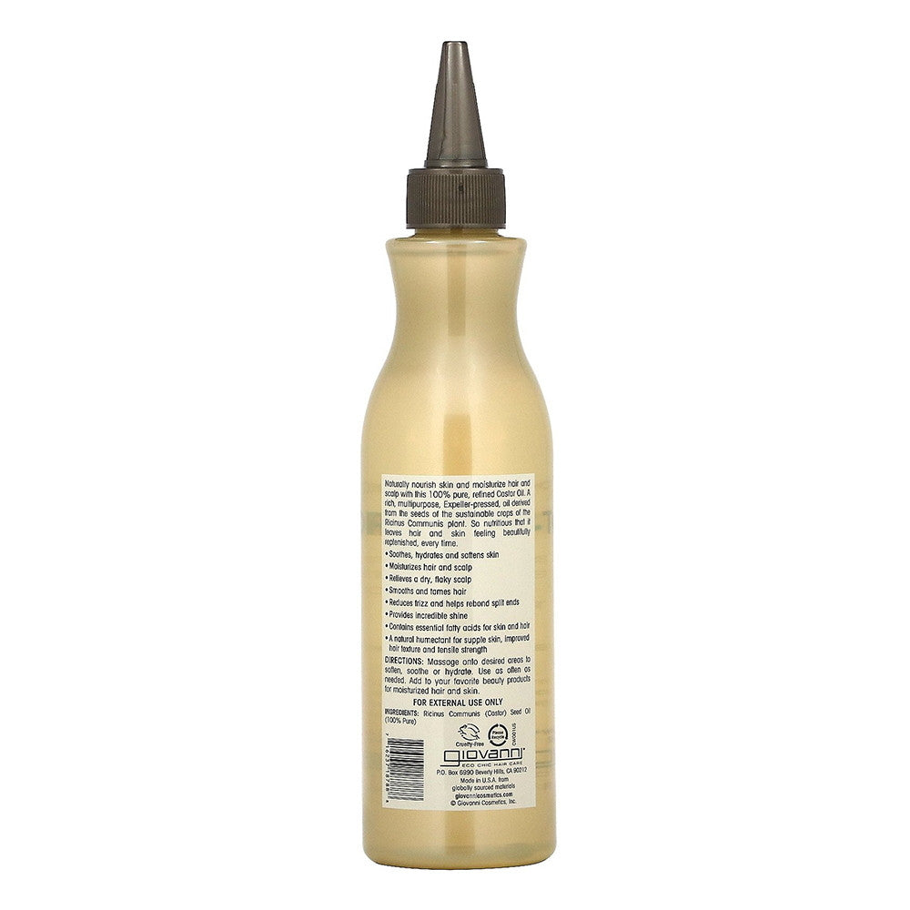 Giovanni Smoothing 100% Pure Castor Oil, 8.5 Oz