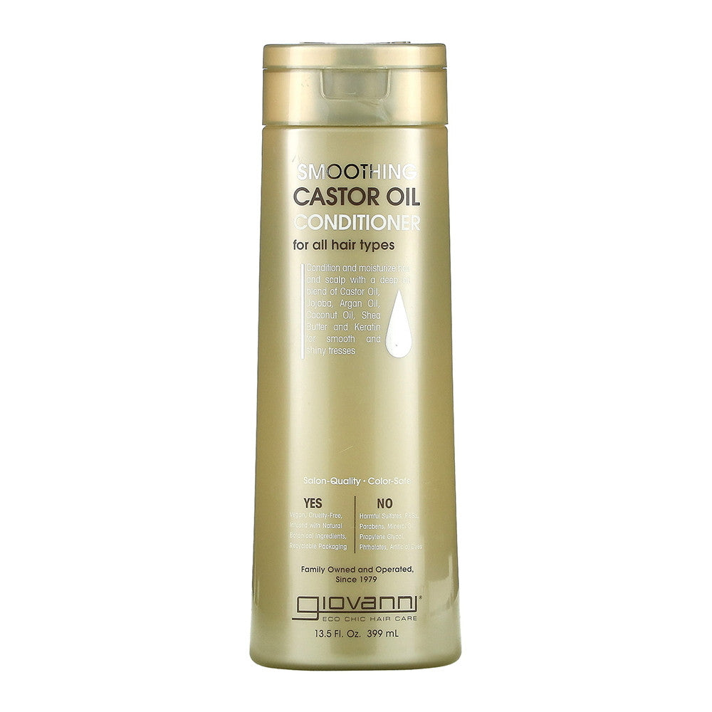 Giovanni Smoothing Castor Oil For All Hair Types Conditioner, 13.5 Oz