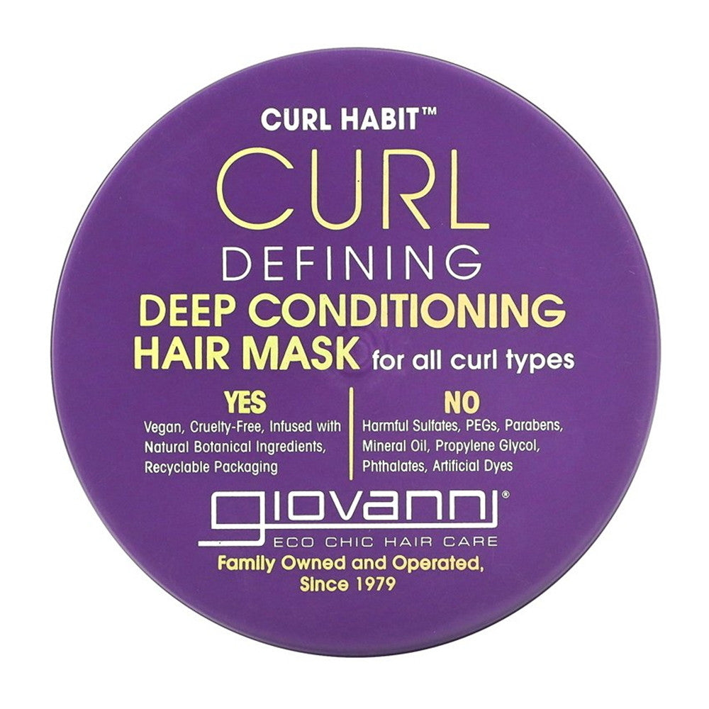 Giovanni Curl Defining Deep Conditioning Hair Mask For Dry Damaged Hair, 10 Oz