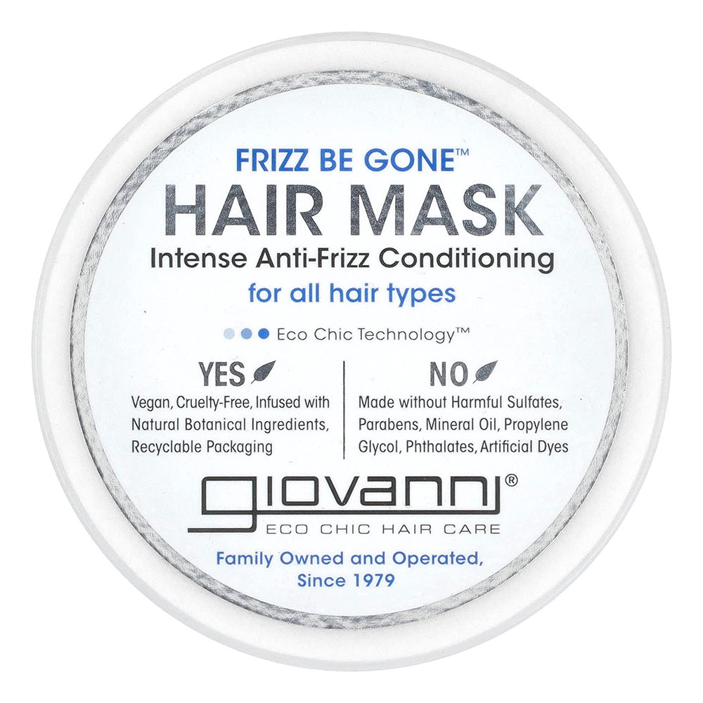 Giovanni Frizz Be Gone Hair Mask Intense Anti-Frizz Conditioning for All Hair Types 10Oz (295 ml)