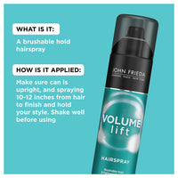 John Frieda Luxurious Volume Forever Full Hairspray, 10 Oz
