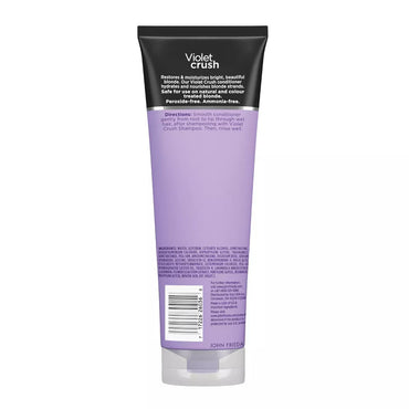 John Frieda Violet Crush Purple Conditioner, Violet Pigments, 8.3 Oz