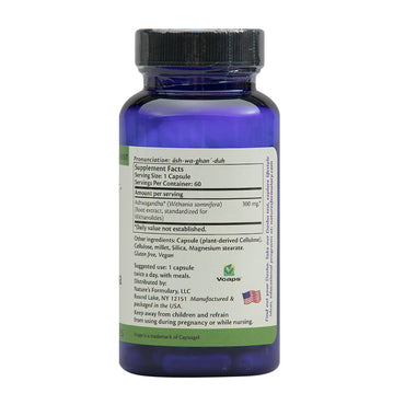 Natures Formulary Ashwagandha, 60 Ea