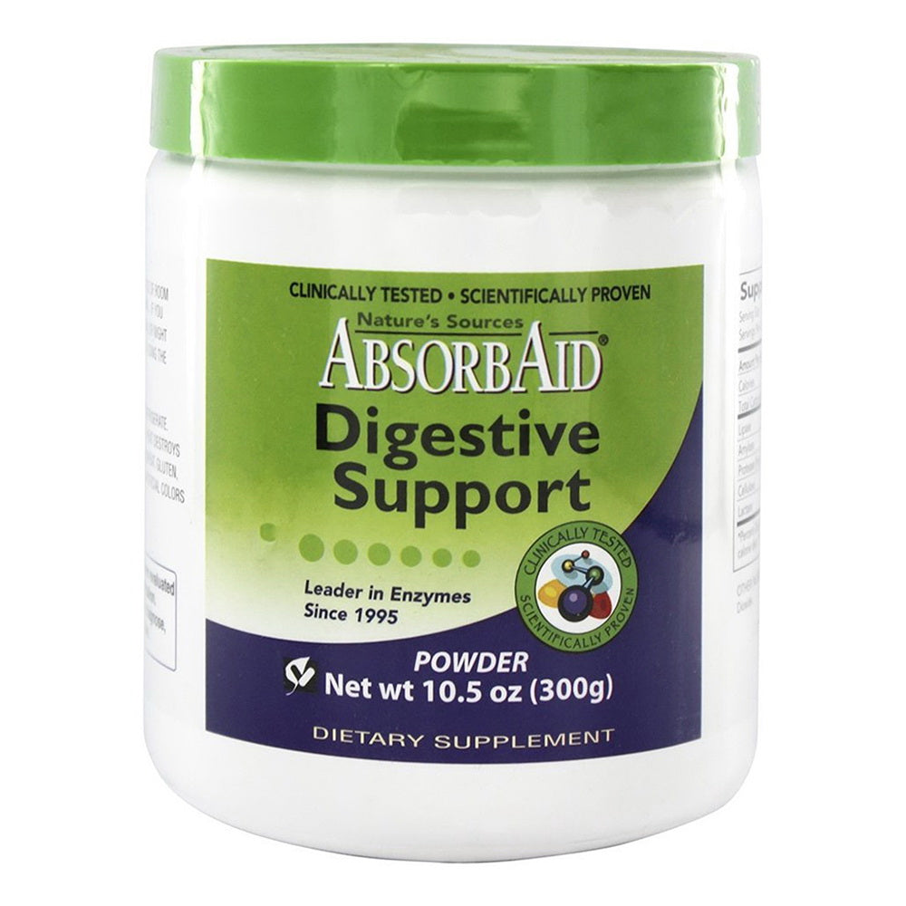 Natures Sources Absorb Aid Powder For Digestion And Stomach Distress, 10.5 Oz