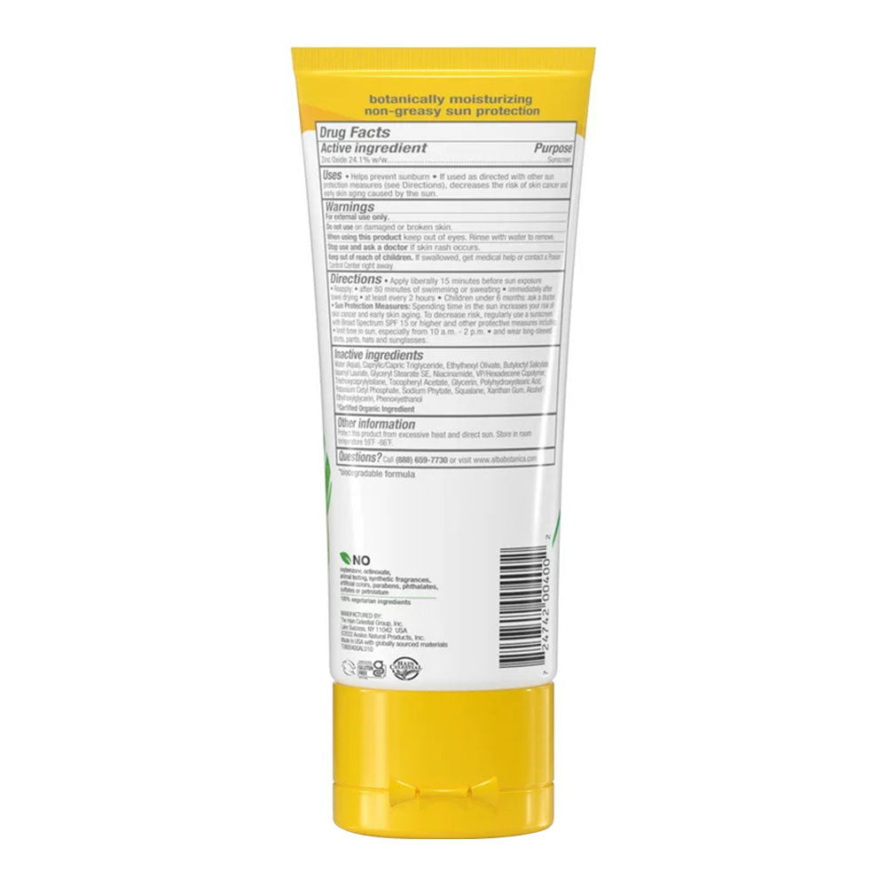 Alba Botanica Sun Care Sport Mineral Sunscreen SPF 45 - 3 Oz