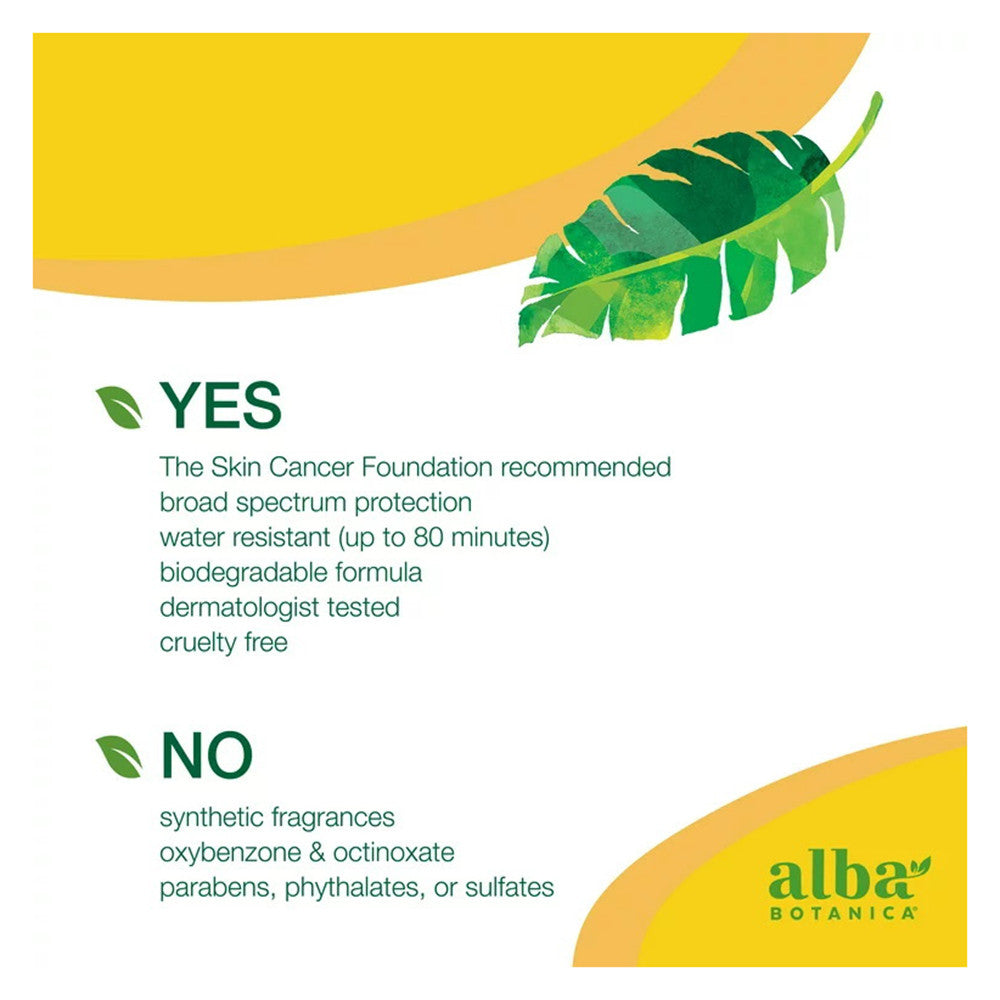Alba Botanica Sheer Mineral Sunscreen Spray SPF 30, Fragrance Free, 5 Oz