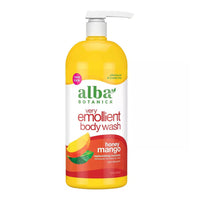 Alba Botanica Very Emollient Honey Mango Bath And Shower Gel, 32 Oz