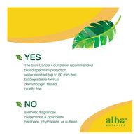 Alba Botanica Hawaiian Sunscreen Lotion, SPF 30, Aloe Vera, 3 Oz