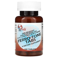 World Oraganic Ferro Tone, 100 Ea