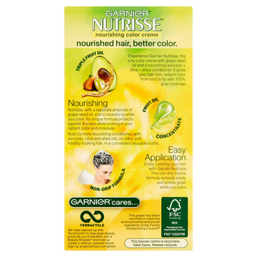 Garnier Nutrisse Permanent Creme Haircolor #66 True Red, 1 Ea