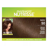 Garnier Nutrisse Permanent Creme Haircolor #50 Medium Natural Brown, 1 Ea