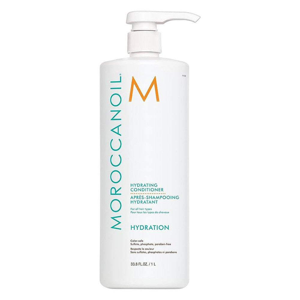 Moroccanoil Hydrating Conditioner Color Safe for All Hair Types 33.8Oz (1l)