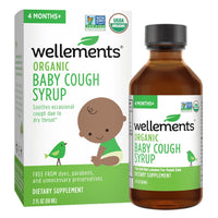 Wellements Organic Daytime Baby Cough Syrup, 2 Oz